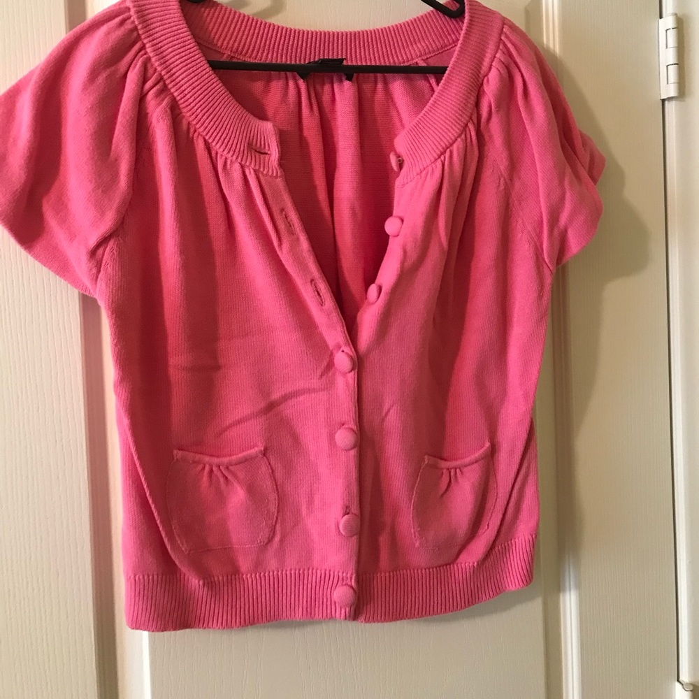Short sleeve sweater